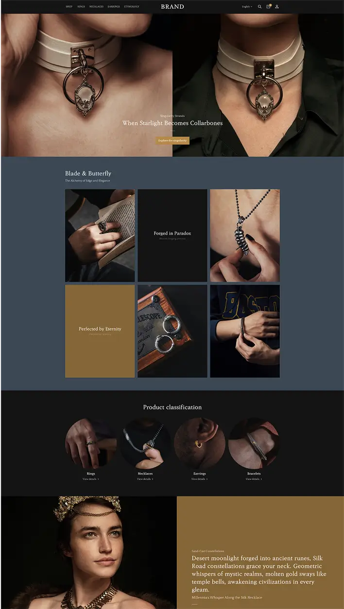 jewelry and accessories template